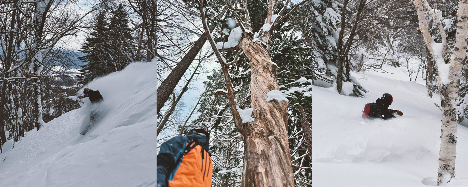 Stunning winter landscape in Hokkaido's backcountry