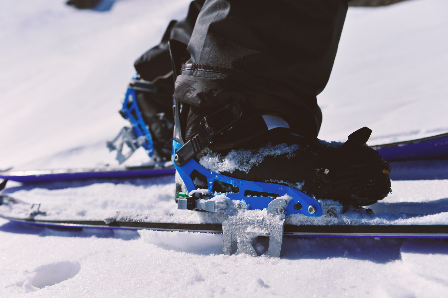 crampons for grip, splitboard basics