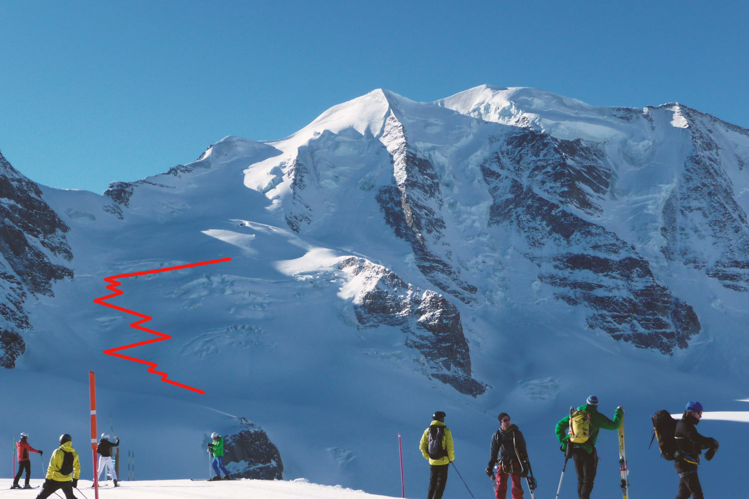 splitboard route example splitboard technique